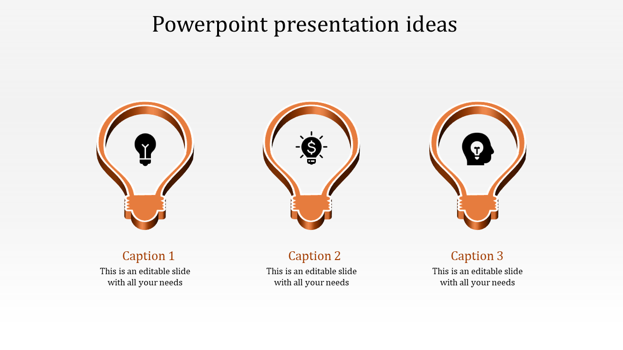 Fantastic PowerPoint Presentation Ideas with Three Nodes